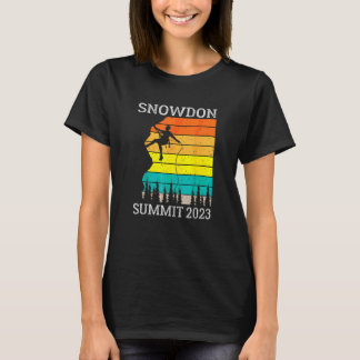 Besteeg Mount Snowdon-top 2023 Wandeltocht Wales V T-shirt