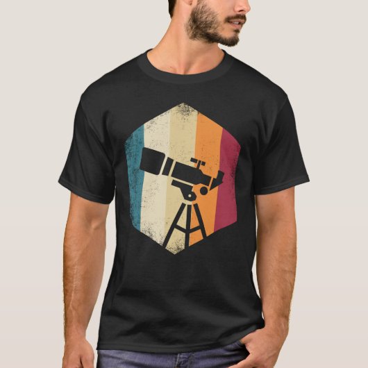 Besteever Cool Planets Science Lover Telescope Ast T-shirt (Voorkant)