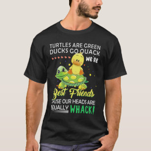 Besteever Turtles zijn groene eenden voor Quack We T-shirt