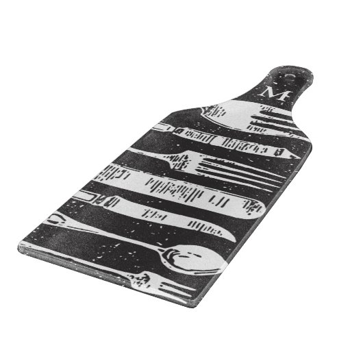  bestek illustraties Art Snijplank (Hoek)