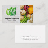 Bestek Natuurlijk Logo | Verse Producten Visitekaartje (Voorkant / Achterkant)