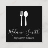 Bestek Vierkante Visitekaartje (Voorkant)