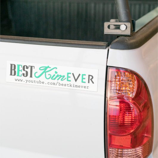 besteKIMever-promo Bumpersticker (Op Truck)