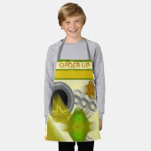 "Bestel" All-Over Print Schort (Gedragen)