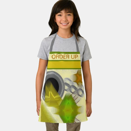 "Bestel" All-Over Print Schort (Insitu)