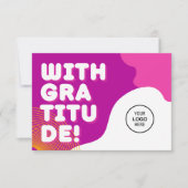 Bestel Bedankt voor het kiezen van ons kleurrijke (Voorkant)