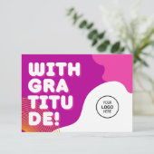 Bestel Bedankt voor het kiezen van ons kleurrijke (Staand voorkant)