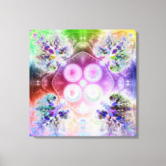 Bestel bij de Root van All Chaos V3 Wrapped Canvas Afdruk (Voorkant)
