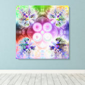 Bestel bij de Root van All Chaos V3 Wrapped Canvas Afdruk (Insitu (Houten vloer))