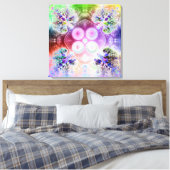 Bestel bij de Root van All Chaos V3 Wrapped Canvas Afdruk (Insitu (Slaapkamer))