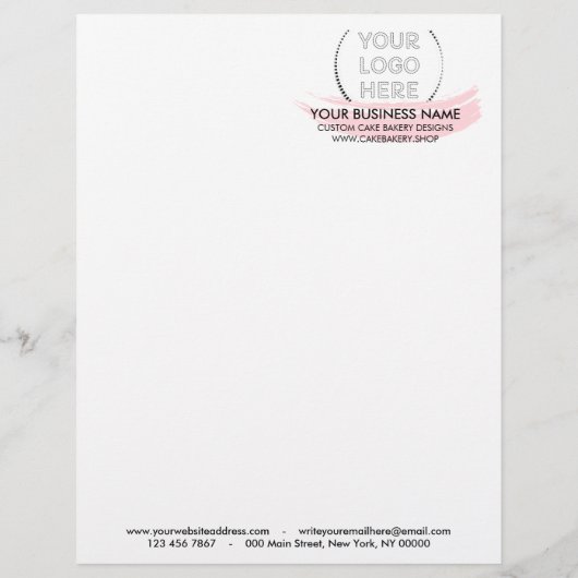 Bestelformulier bakkerijcake flyer (Achterkant)