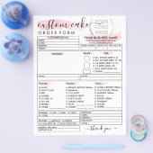 Bestelformulier bakkerijcake flyer (Enkel)