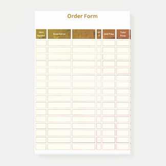 bestelformulier post-it notitie post-it® notes
