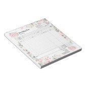 Bestelformulier voor Cupcake Bakkerij Mixer met Bl Notitieblok (Schuin)