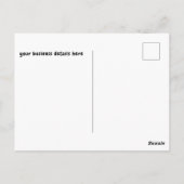 Bestellen BEDANKT Boodschappen Fruits Veggies CUST Briefkaart (Achterkant)