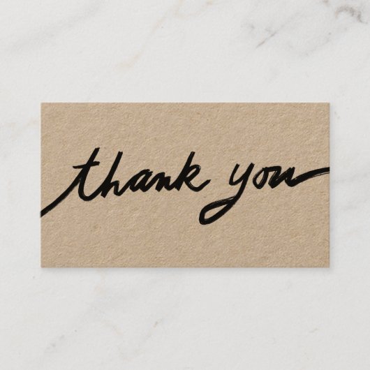 Bestellen Dank u Aangepast Script Social Icons KRA Visitekaartje (Voorkant)