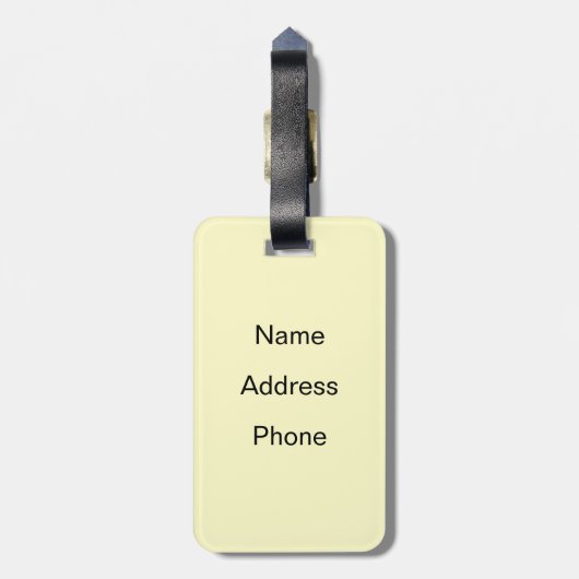 Bestellen van koekjes bagagelabel (Achterkant verticaal)