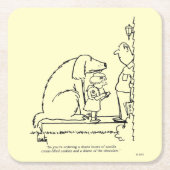 Bestellen van koekjes kartonnen onderzetters (Voorkant)