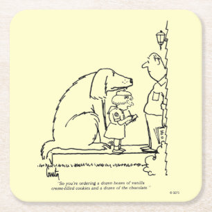 Bestellen van koekjes kartonnen onderzetters