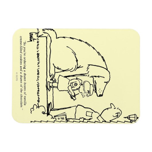 Bestellen van koekjes magneet (Horizontaal)