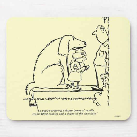 Bestellen van koekjes muismat (Voorkant)