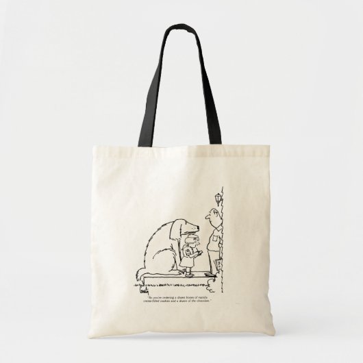 Bestellen van koekjes tote bag (Voorkant)