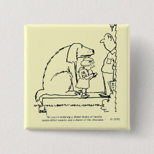 Bestellen van koekjes vierkante button 5,1 cm