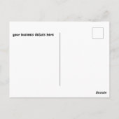 Bestelling DANK JE WEL Boodschappen Fruit Groenten Briefkaart (Achterkant)