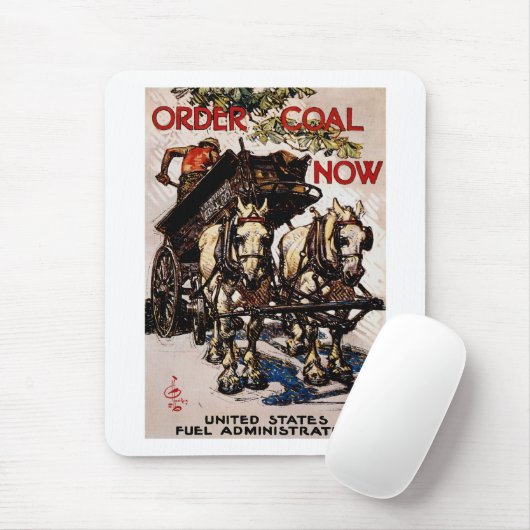 Bestelling nu steenkool muismat (Met muis)