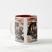 Bestelling nu steenkool tweekleurige koffiemok (Voorkant links)