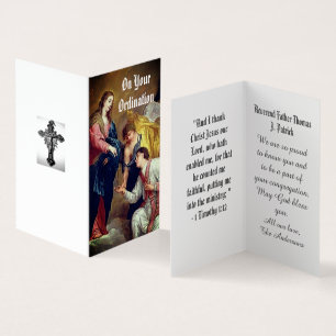 Bestelling van Priesthood Card Kaart