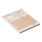 Bestellingsformulier bakkerij Whisk Notitieblok (Schuin)