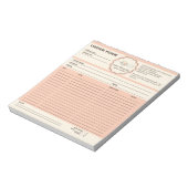 Bestellingsformulier bakkerij Whisk Notitieblok (Linkerzijde)