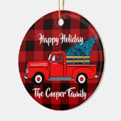  bestelwagen, buffelpleister, vakantie keramisch ornament (Links)