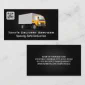 bestelwagen | industrieel commercieel vervoer visitekaartje (Voorkant / Achterkant)