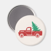 bestelwagen voor feestdagen magneet (Voorkant / Achterkant)
