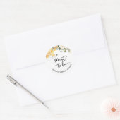 Bestemd om bij sticker te zijn. Bij bruidsdouche (Envelop)