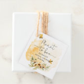 Bestemd om bij te zijn Hommels Bloemachtige Bruilo Bedankjes Labels (In situ)