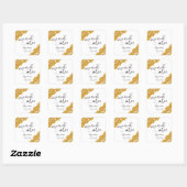 Bestemd om een bruidsfeest te zijn vierkante sticker (Vel)