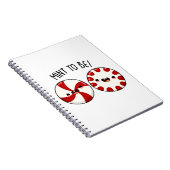 Bestemd om grappige zoete snoep pun te zijn notitieboek (Rechterzijde)