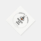 Bestemd om te trouwen servet (Hoek)