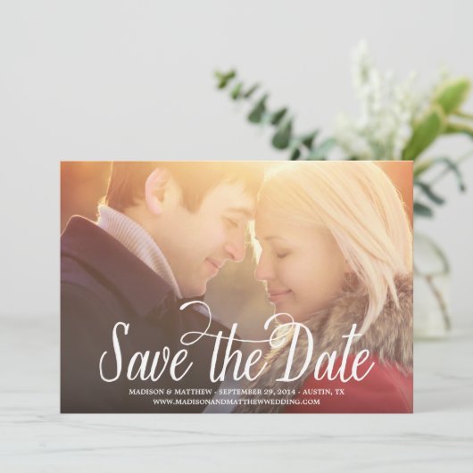 Bestemd om te zijn | Opslag van de datum aankondig Save The Date (Staand voorkant)