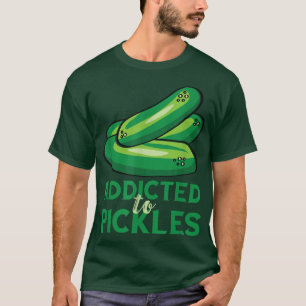 bestemd voor de plukker Cucumber pickle Lover Vege T-shirt