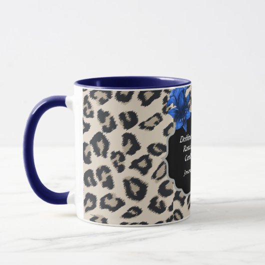 Bestemd voor meer dierlijk afdrukken Mok van Flora (Links)