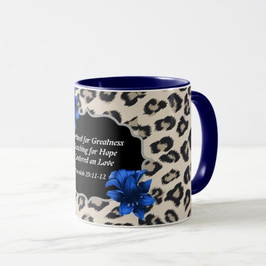 Bestemd voor meer dierlijk afdrukken Mok van Flora (Voorkant rechts)