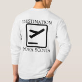 Bestemming aan de oostkust van Nova Scotia Hoodie T-shirt (Achterkant)