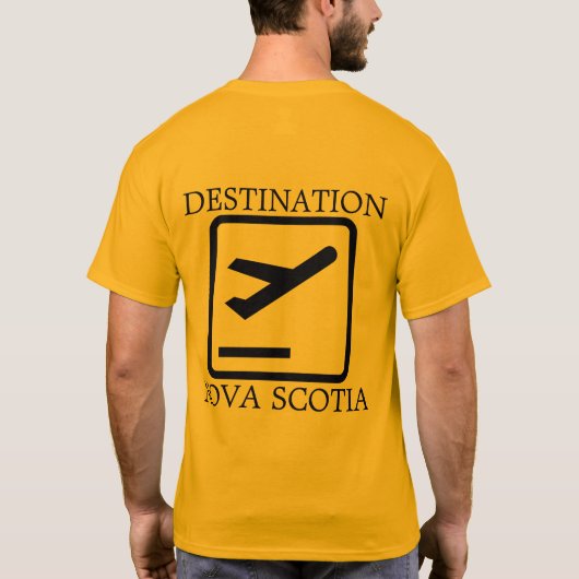 Bestemming aan de oostkust van Nova Scotia Hoodie  T-shirt (Achterkant)