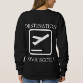 Bestemming aan de oostkust van Nova Scotia Hoodie Trui (Achterkant)