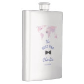 Bestemming Aquarel Wereldkaart De BESTE MAN Flacon (Rechts)