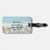 Bestemming: Bagagelabel voor doorbloeding (Achterkant horizontaal)